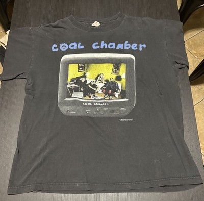 Coal Chamber Vintage 1998 Blue Grape Shirt Black Men's Large