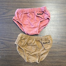 Carhartt Diaper Cover Baby 6M Pink Brown Bottoms Shorts Pants Lot Of 2