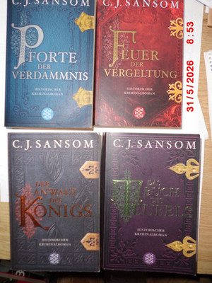 C. J. Sansom: 6 historische Kriminalromane: Matthew Shardlake