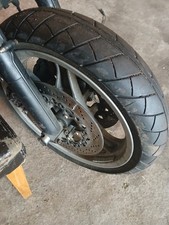 BMW K100 RS FRONT WHEEL. DISKS AND RUBBER AXLE spacers ETC