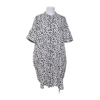 Black Palms the Label, Blusenkleid, Größe: M, Weiß/Schwarz, Leopard, Damen #s8U
