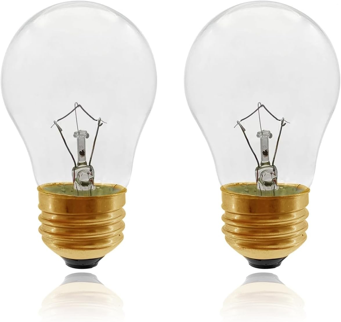 Appliance Oven Light Bulb A15 40 Watt Bulb,High Heat Warm White 