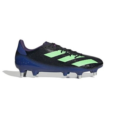 Adidas Herren Schwarz & Blau Adizero RS7 SG Rugbyschuhe UK 7 NEU