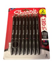 Sharpie S-Gel Pens - Multi Colors, Medium 0.7 mm - 8 count - NEW