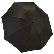 Galleria Reverse Close Folding Umbrella, Black/Red on opposite sides