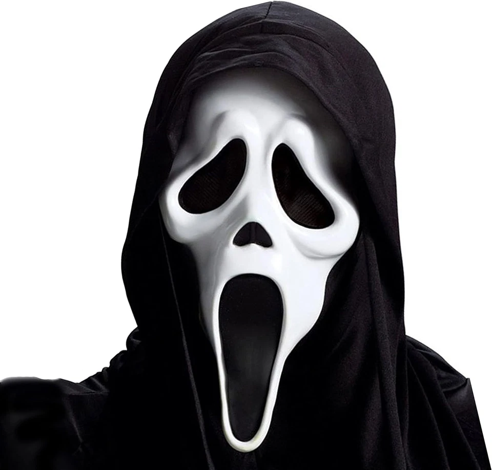 Ghost Face Scream Mask Full Face Masks Halloween Costume Cosplay Party Adult - Image 2 of 4