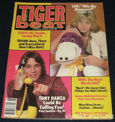 Tiger Beat June 1979 Leif Garrett Tony Danza Jimmy McNichol Robby Benson Shaun C