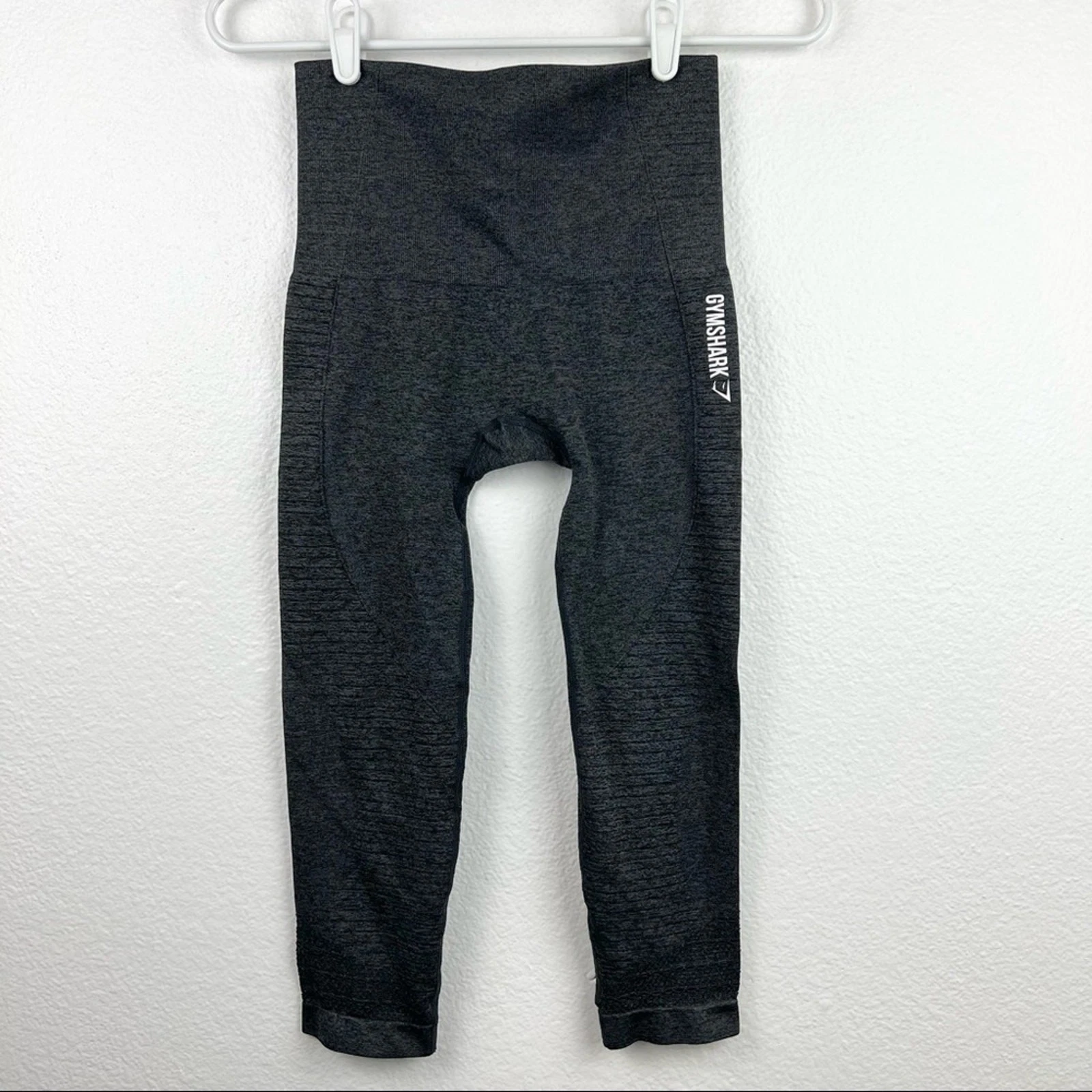 gymshark seamless cropped heather leggings