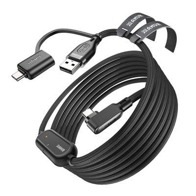 AMVR Link Cable with Charging 16FT Compatible with Meta Quest 3/3S/2/Pico 4 Acce