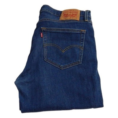 Levi 511 Slim Jeans Straight Stretch Blau Taille 34 Bein 34 W34 L34 Zip Fly (Q8640
