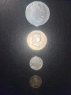 US ONE DOLLAR MORGAN & 1/2 DOLLAR 90% SILVER VERY NICE TONE LOOK GREAT COIN LOT