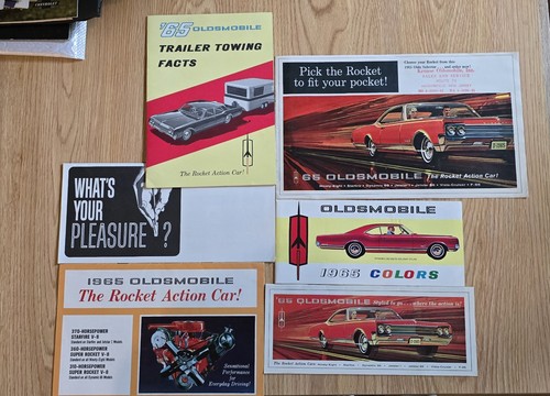 1965 Oldsmobile Dealer Advertisements 6 Pieces