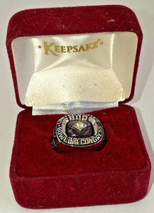 United States Bowing Congress 800 Series Purple USBC Mens Ring Keepsake 2008