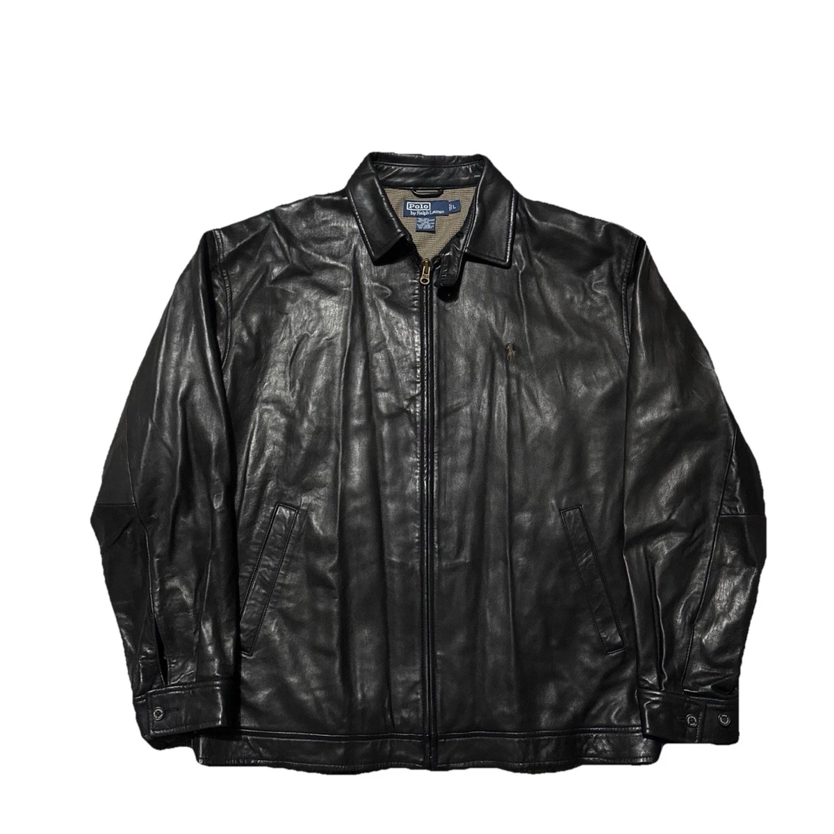 Polo Ralph Lauren Leather Black Coats & Jackets for Men for Sale