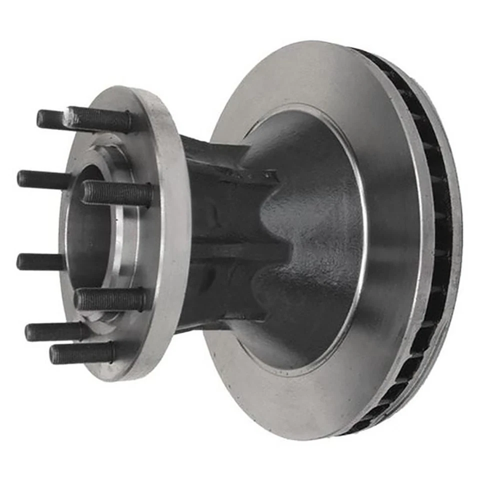 Kit de rotor de freno delantero y buje y pastillas de freno metálicas para Dodge Ram 3500 1994-1998 Foto 3 de 4