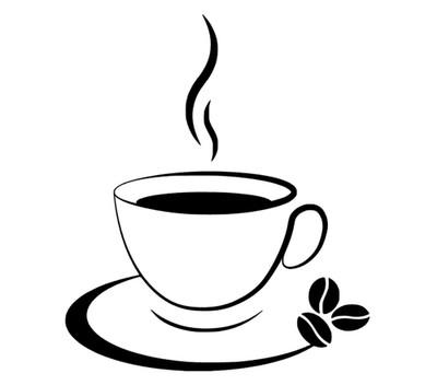 Kaffeetasse Aufkleber Sticker Auto Wand Fenster Möbel Dekoration