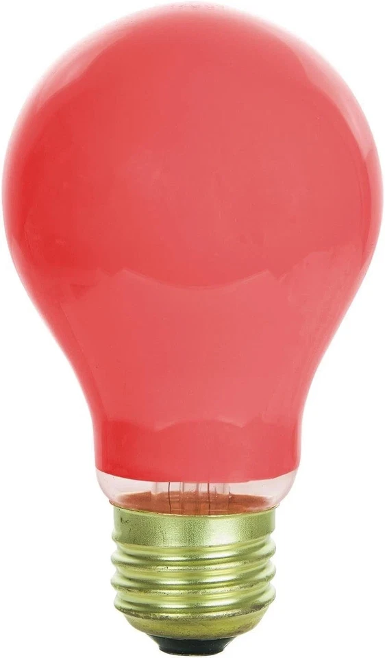 6 Pack 40W A19 Light Bulb, Ceramic Red Bulbrite Bulb, Dimmable, E26, 120V 40watt - Image 2 of 2