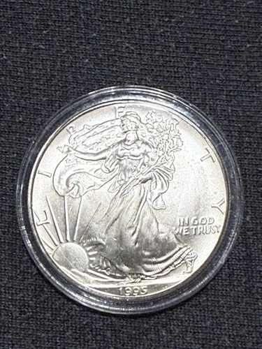 1995 Uncirculated American Silver Eagle US Mint Issue 1oz Pure Silver