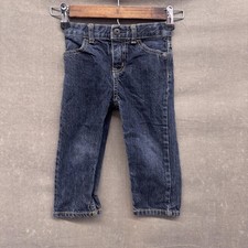 OshKosh B'gosh Blue Jeans Straight Fit 24M Toddler Boys Denim Pants 100 Cotton