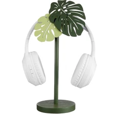 Christmas Gamer Gifts for Women Cute Headphone Stand Decorative Monstera Palm...