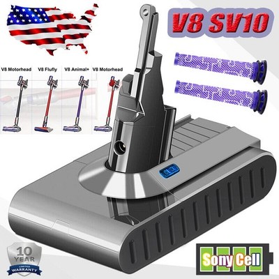 9500mAh Battery For Dyson V8 Absolute Animal Cordless Vacuum Cleaner SV10 215681