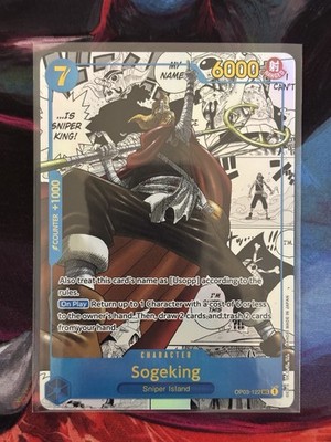 SOGEKING - (OP03-122) - MANGA ALTERNATE ART - ONE PIECE CARD GAME