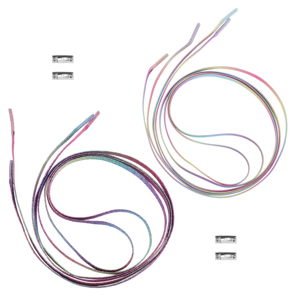 APL Set 2 lacci per scarpe senza legatura corda per bambini scarpe sneakers senza lacci