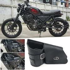 Multipurpose Leather Bag Black FIT FOR Honda SCL CL 300-500 2023-24