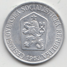 Czechoslovakia 1963 25 Haleru Coin as shown