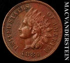 1884-P Indian Head Cent — photo from another recent sale