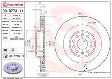 BREMBO 2x Bremsscheibe hinten Ø365 mm Innenbelüftet für Tesla Model S 5YJS 60D