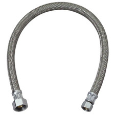 3/8 In. Compression X 1/2 In. FIP X 12 In. Braided Polymer Faucet Supply Line