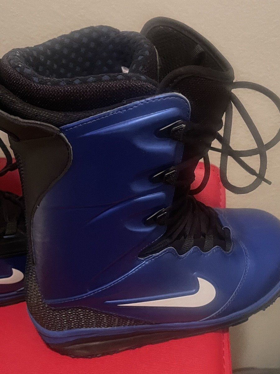 Nike SB Lunarendor Snowboarding Boots Blue Mens Size 6 Super Rare