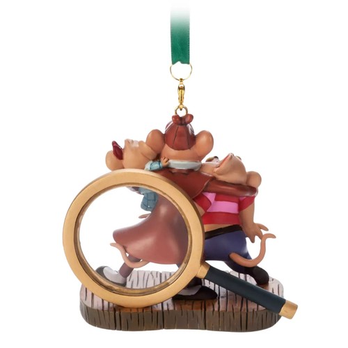 2024 Disney Store Sketchbook The Great Mouse Detective Christmas Ornament NWT - Picture 3 of 3