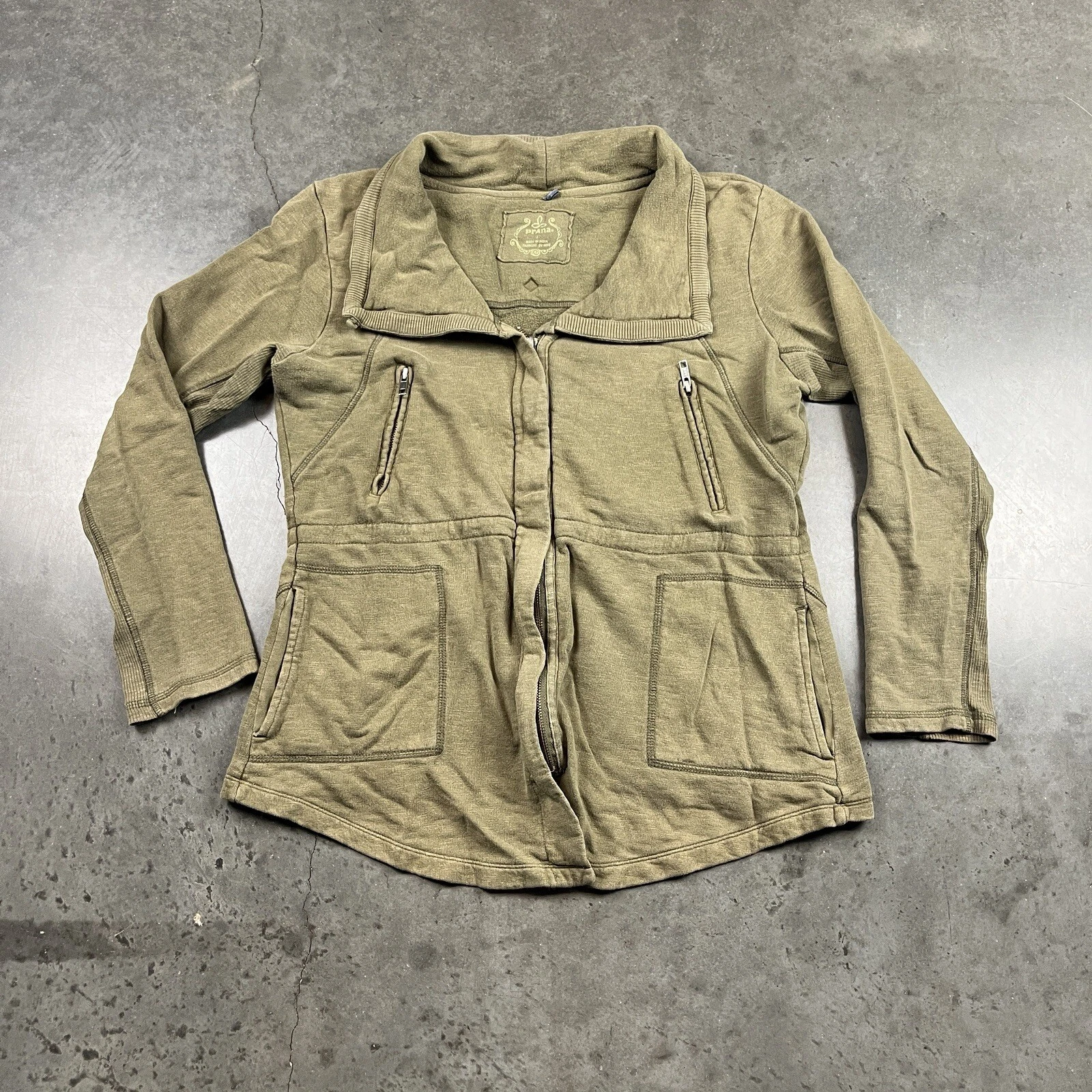 prana full zip outdoors heavyweight long sleeve preown jacket