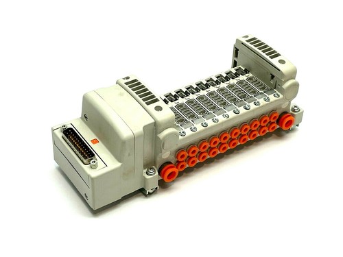 SMC VV5QC11-10N3FD0-D0S Pneumatic Manifold Base w/ D-Sub Connector