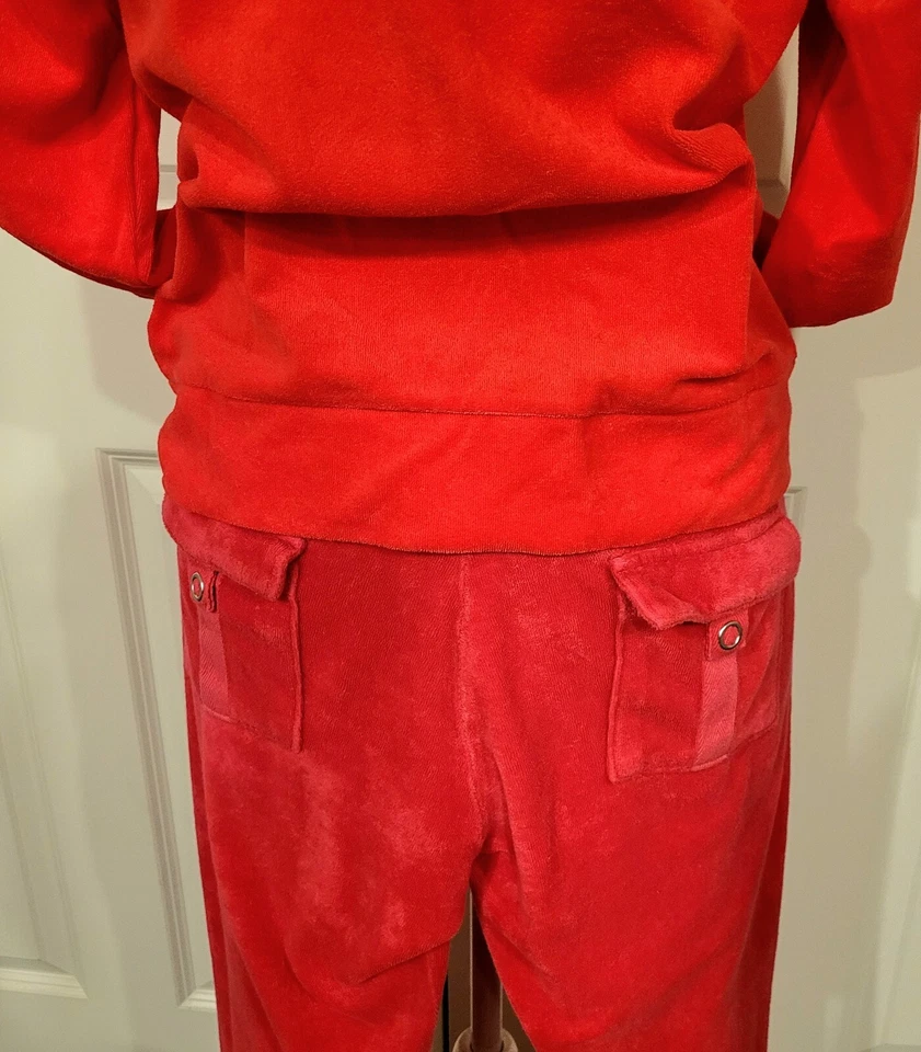 Chándal JUICY COUTURE Y2K Sandía Terry Talla L Hecho en EE. UU. Excelente Estado Foto 3 de 4