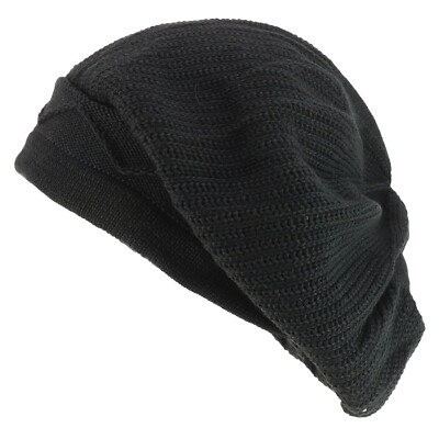 Dreadlock 100% Cotton Slouchy Long Rasta Knit Beanie - FREE  display picture 2