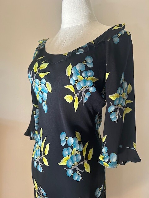 Vintage Betsey Johnson Blueberries Fruit Slip Dress 90s Size S | eBay Vintage Betsey Johnson Blueberries Fruit Slip Dress 90s Size S | eBay