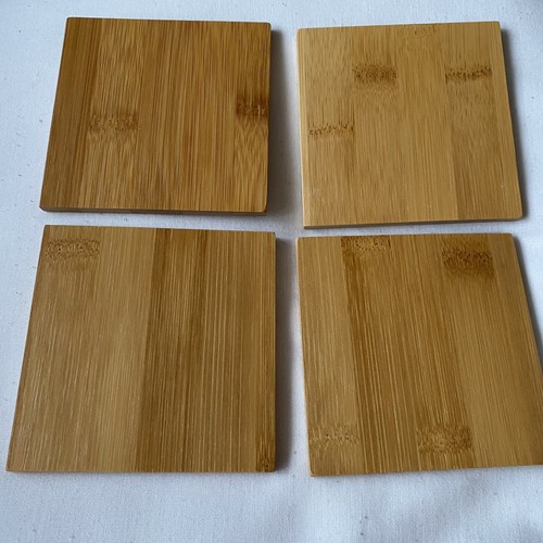 TD Bank Wood Coaster Set Square Brand New - Picture 4 of 5