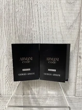 2 X Giorgio Armani Armani Code Parfum Mens Cologne Spray Sample 1.2mL / 0.04oz