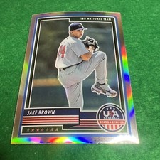 2023 Panini USA Stars & Stripes Silver Prizm #41 Jake Brown