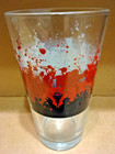 Absolut Vodka Washington Capitals Pint Glass Full Wrap Splattered Paint — photo 2