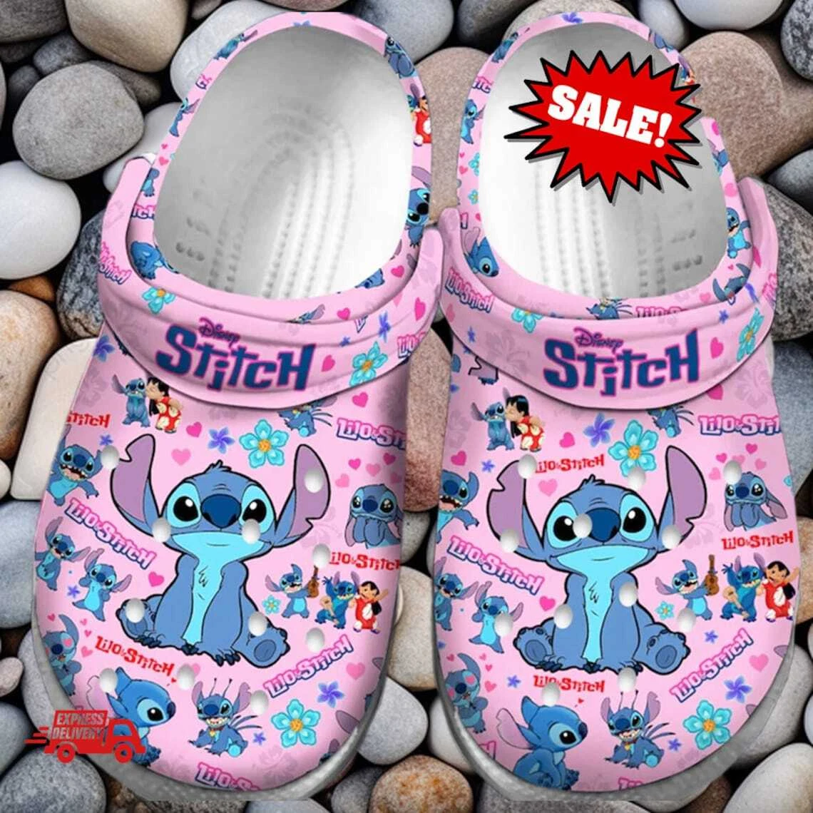 Disney Lilo And Stitch Clogs Shoes Birthday christmas valentine