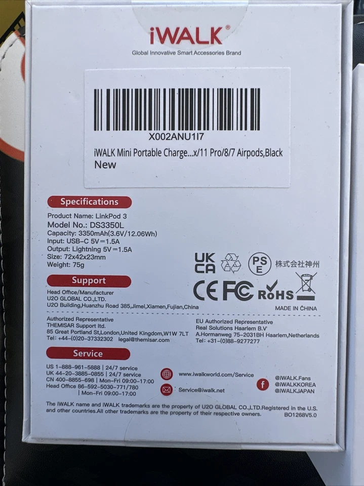 i Walk iPhone Portable  Charger Fast Charging - Image 3 of 3