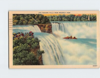 #ad Postcard Niagara Falls from Prospect Park North America $27.95