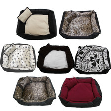DOG CAT PUPPY BED WATERPROOF BASE WASHABLE PET BED - LARGE XL - FINAL CLEARANCE
