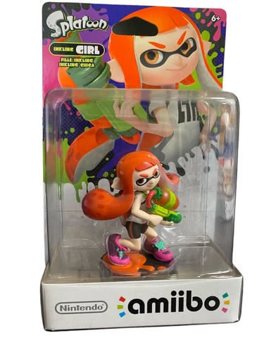 New Inkling Girl Amiibo Splatoon Series Nintendo WII US Version