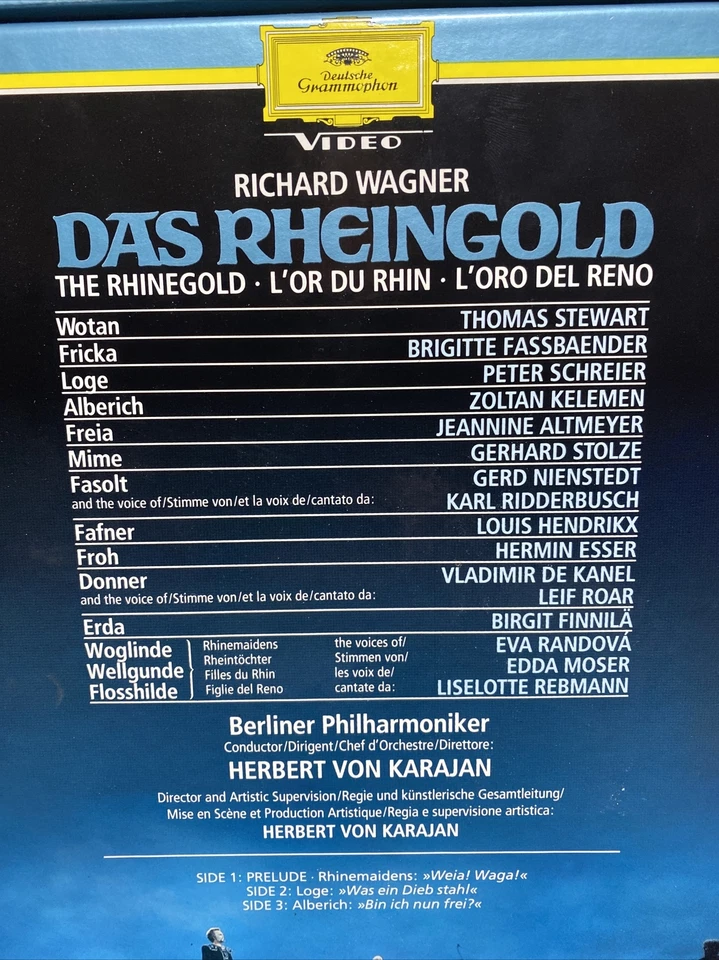 Richard Wagner DAS RHEINGOLD Laser Disc 2 Cds - Image 3 of 4