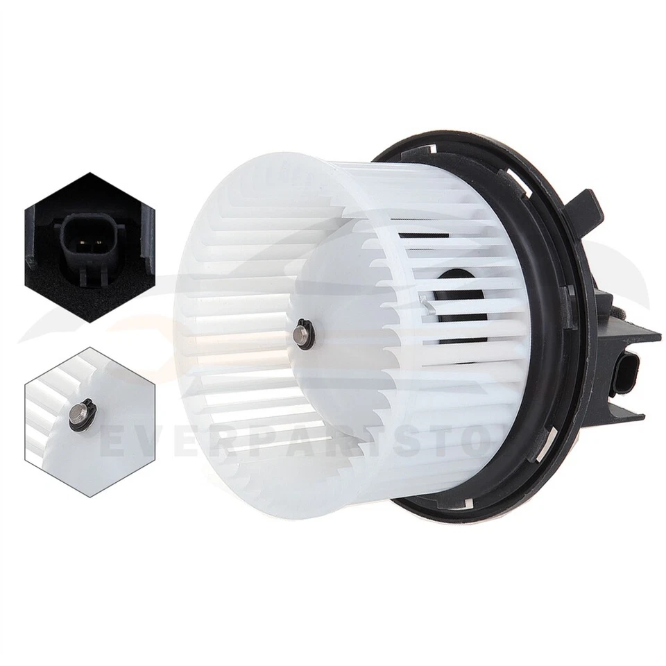 Motor soplador de calefacción HVAC con jaula de ventilador para Jeep Wrangler 2002-2006 y TJ 5139720AA Foto 3 de 4